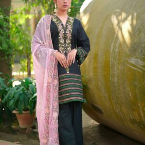 Embroidered green suits