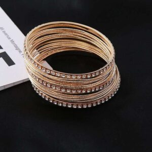 Metal bangle set